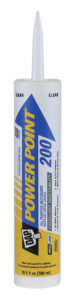 acrylic caulk - caulking - caulk - Dap caulk - Powerpoint caulk - white - acrylic - latex - flexible - siliconized - paintable
