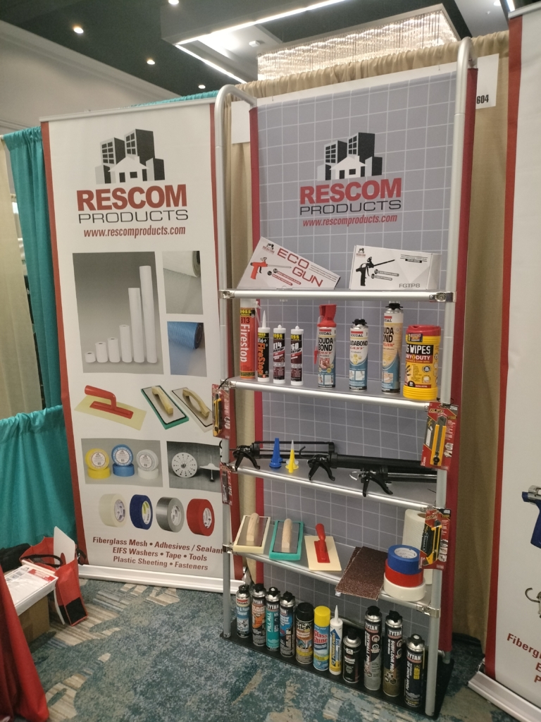 Show Booth, Rescom Products, Polyurethane, Mesh, FWCCA, Walls/Ceilings